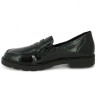 Mocassin confort vernis noir grande pointure femme Shoesissime, vue intérieure