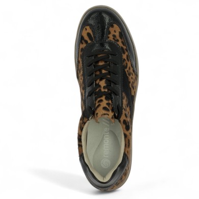 Chaussure grande taille femme léopard Shoesissime, vue dessus