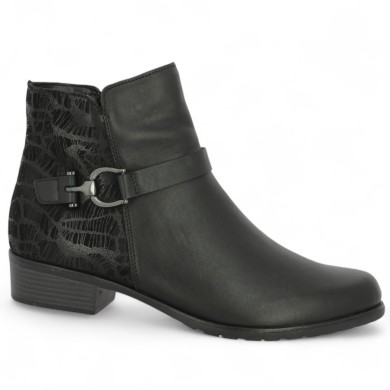 Ada - Black boots D6894-00 Remonte - Boots women 42, 43, 44, 45 - Shoesissime