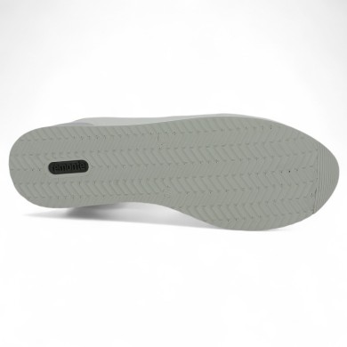 Thalia - Sneakers Remonte cuir Blanc - White women's sneakers large size - Shoesissime