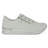 Thalia - Sneakers Remonte cuir Blanc - Baskets blanche  femme grande taille - Shoesissime