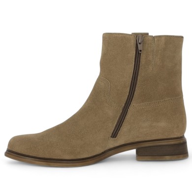 Galice - 72.790.34 Camel velvet boots - Gabor large size boots - Shoesissime
