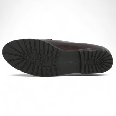 Emily - 72.042.88 Gabor patent shoe Bordeaux - Women's loafers 42, 42.5, 43, 44 - Shoesissime