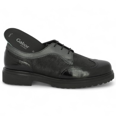 Liz - 72.555.17 Women's lace-up shoe Gabor - Moccasin Gabor grande size - Shoesissime