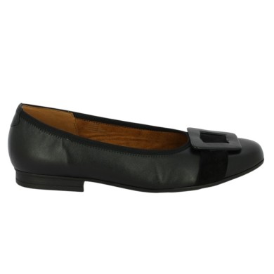 Chaussure femme élégante grande taille Gabor semelle amovible, vue coté