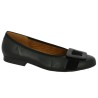 Lyne - Ballerine Gabor 72.463.57 à plaque - Black ballerinas 42 ,42.5, 43, 44 - Shoesissime