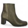 Dina - Gabor 72.071.15 leather bronze ankle boots - Large size ankle boots - Shoesissime