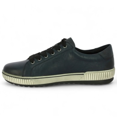 Olsen - D0700-15 Baskets Remonte bleu confort - Chaussures Remonte grande taille femme - Shoesissime