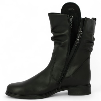 Gabrielle - Gabor black leather boots - Gabor boots 8, 8.5, 9, 9.5 - Shoesissime