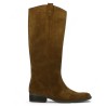 Nadia - Brown nubuck boot gabor santiag look - Botte Gabor 8, 8.5, 9, 9.5 - Shoesissime