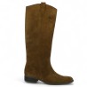 Nadia - Brown nubuck boot gabor santiag look - Botte Gabor 8, 8.5, 9, 9.5 - Shoesissime