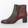 Sally - Gabor 75.692.27 heeled boots dark burgundy - plus size women's boots - Shoesissime