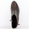 boots à talon cuir bordeaux Gabor grande taille femme Shoesissime, vue dessus