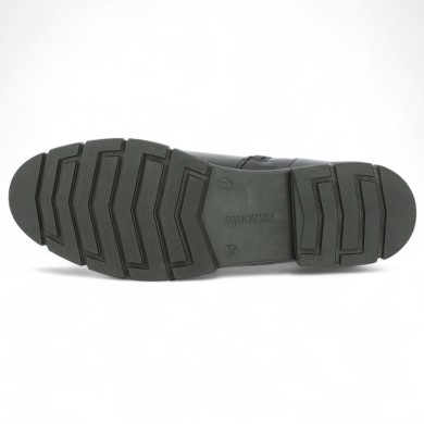 Sadia - Boots D2S70-03 chunky à élastique léopard - Bottines Remonte grande taille - Shoesissime