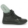 basket montante noire 42, 43, 44, 45 femme Josef Seibel semelle amovible, vue détails