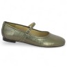 Brigitte - Ballerinas with bronze leather baby straps - Ballerinas large size - Shoesissime