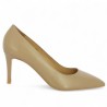 Sonia - Beige stiletto pumps - Escarpins grande taille - Shoessissime