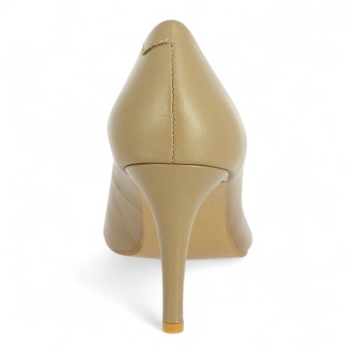 Sonia - Beige stiletto pumps - Escarpins grande taille - Shoessissime