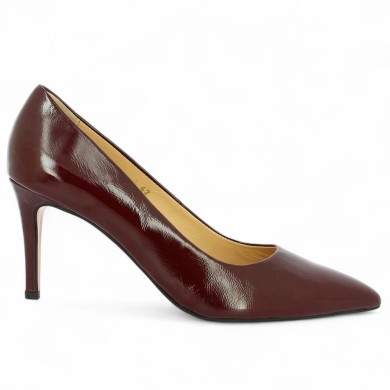 Sonia - Bordeaux patent heels 42, 43, 44, 45 - Escarpins grande pointure - Shoesissime