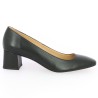 Daphnée - Black leather heel 5.5 cm - Black pumps 42, 43, 44, 45 - Shoesissime