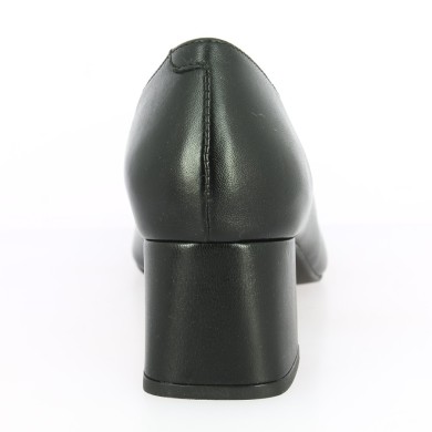 Daphnée - Talon cuir noir 5.5 cm - Escarpins noirs 42, 43, 44, 45 - Shoesissime