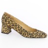 escarpin léopard 42, 43, 44, 45 Shoesissime, vue profil