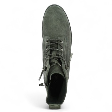 Bottines grises femme grande pointure Gabor Shoesissime, vue dessus