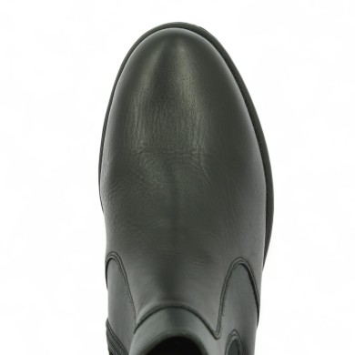 Boots remonte noires D0F70-01 grande pointure shoesissime, vue semelle