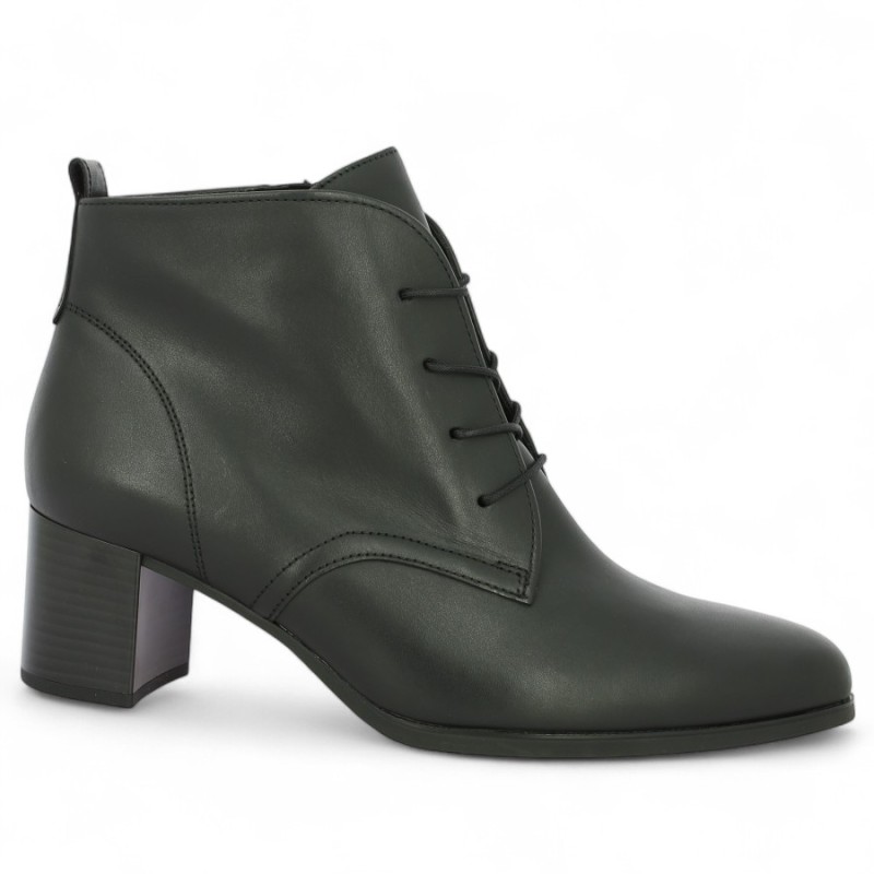 75.690.27 bottines noires à lacets femme Gabor 8, 8.5, 9, 9.5 Shoesissime, vue profil