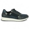 D2G05-14 - sneakers bleue Remonte 42, 43, 44, 45 Shoesissime, vue coté