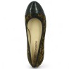 Pilar - Elegant black and leopard ballerina - Ballerinas 42, 43, 44, 45 women - Shoesissime