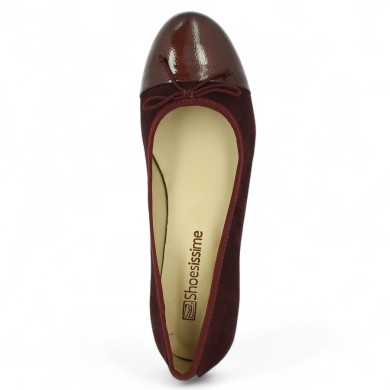 Pilar - Ballerina burgundy chic - Ballerinas 42, 43, 44, 45 women - Shoesissime