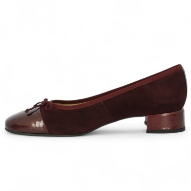 chaussure petit talon bordeaux femme 42, 43, 44, 45 Shoesissime, vue intérieure