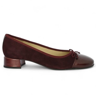 Pilar - Ballerina burgundy chic - Ballerinas 42, 43, 44, 45 women - Shoesissime