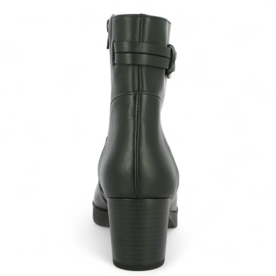 bottines noire confort à talons et bijoux Shoesissime, vue arrière