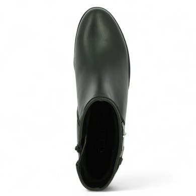 bottine cuir noir à talons et bijoux Gabor 8, 8.5, 9, 9.5 Shoesissime, vue dessus