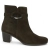 Soline - Gabor brown velvet boots 8, 8.5, 9, 9.5 - Women's large size boots - Shoesissime