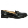 Tasha - Chic black patent loafer - Moccasin femme grande taille - Shoesissime
