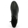 Bottines noires à lacets Remonte 42, 43, 44, 45 femme Shoesissime, vue dessus