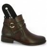 bottines marron femme semelle amovible Remonte 42, 43, 44, 45 Shoesissime, vue détails