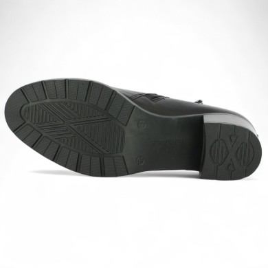 Joy - D2A74-01 Bottines noire mode à lacets - Bottines Remonte 42, 43, 44, 45 - Shoesissime