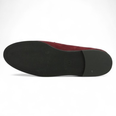 Oprah - Bordeaux suede loafers 42, 43, 44, 45 - Moccasins grande taille - Shoesissime
