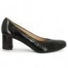 Milena - Large black patent leather pumps - Chaussures 42, 43, 44, 45 femme - Shoesissime
