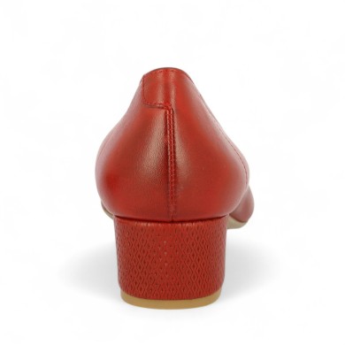 Isadora - Red shoes small heel - Red pumps 42, 43, 44, 45 - Shoesissime