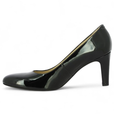 Kiss - Black patent pump 8 cm heel - Women's big size heels - Shoesissime