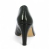 chaussure à talon vernis noir 42, 43, 44, 45 femme Shoesissime, vue arrière