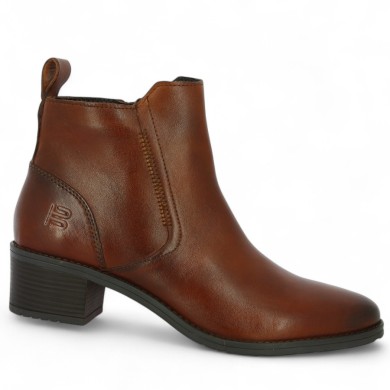 Beth - Large size boot in camel leather - Boots for women 42, 43, 44, 45 - Shoesissime