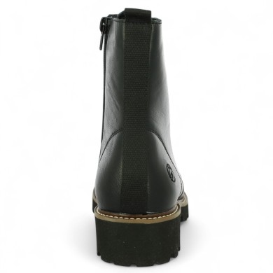 Toscane - Boots à lacets noire D8661-00 - Bottines Remonte grande taille - Shoesissime