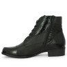 Tiphaine - D6882-00 Bottine noire à lacets petit talon - Chaussures Remonte 42, 43, 44, 45 - Shoesissime