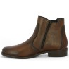 bottines plates camel grande pointure femme Remonte Shoesissime, vue intérieure